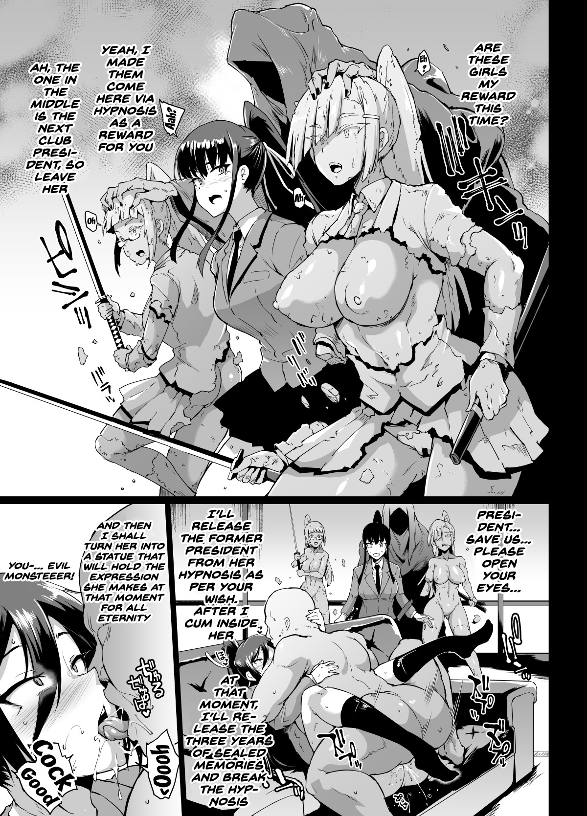 Hentai Manga Comic-Exorcism Club For Black-Haired Girls With Ponytails-Read-85